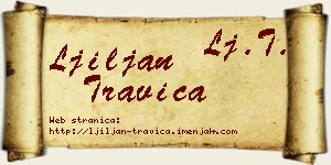 Ljiljan Travica vizit kartica
